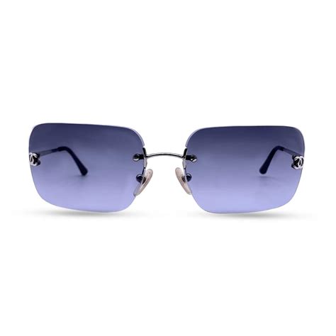 chanel 4017 sunglasses|Chanel Rimless CC Logo Rectangular 4017 Sunglasses 62/17 .